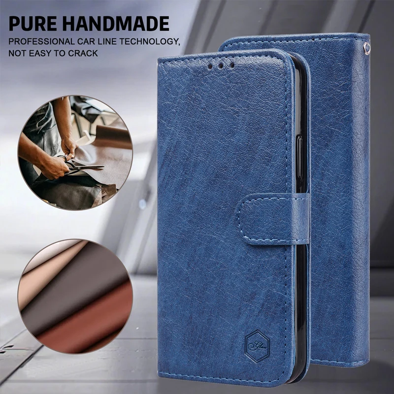 Custodia in pelle magnetica per LG K22 K31 K51 K51S K41S K71 K92 Q92 V60 Thinq PLUS Custodia a portafoglio in tinta unita LG Aristo 5/Stylo 6 Funda