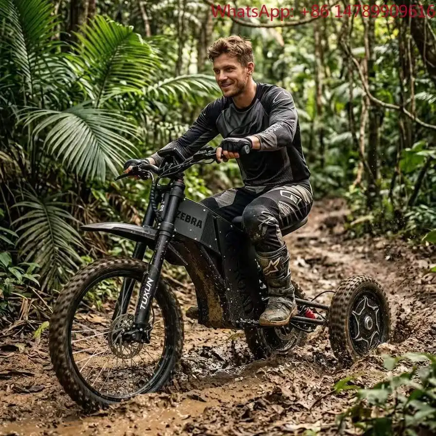 Ideal For Outdoor Leisure LoversOff Road NewEnergy Tricycle 3 Wheel NewEnergy Motorcycle Drift Climbing NewEnergy Dirt Bike For