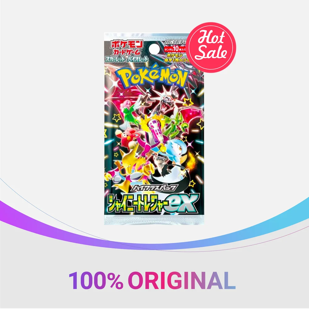 

Мультфильм аниме Покемон японская версия блестящее сокровище SV4a усовершенствованный дополнительный пакет коллекционные карты боевой тренер подарки для мальчиков