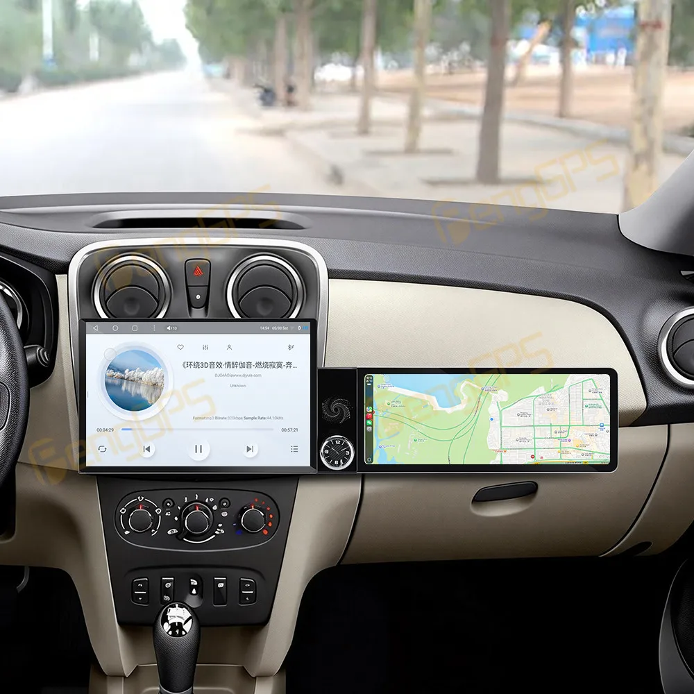 Car Accessories Radio For Renault Logan Dacia Duster 2009-2015 Android Auto GPS Navigation Multimedia Stereo Receiver Head Unit