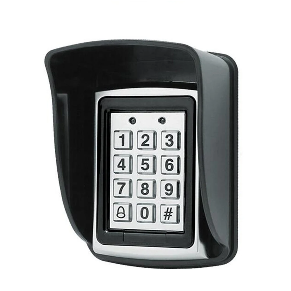 

Backlight RFID Metal Access Control EM Card Reader Keypad 1000 Users Door Bell 125KHz Keypad Card Reader Access Control system