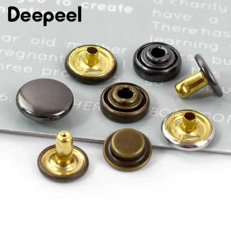 20 Sätze deepeel 11mm 503 # Metall Druckknopf verschluss Druckknöpfe unsichtbare Schließe Daunen jacke Mantel Kombination knöpfe Zubehör