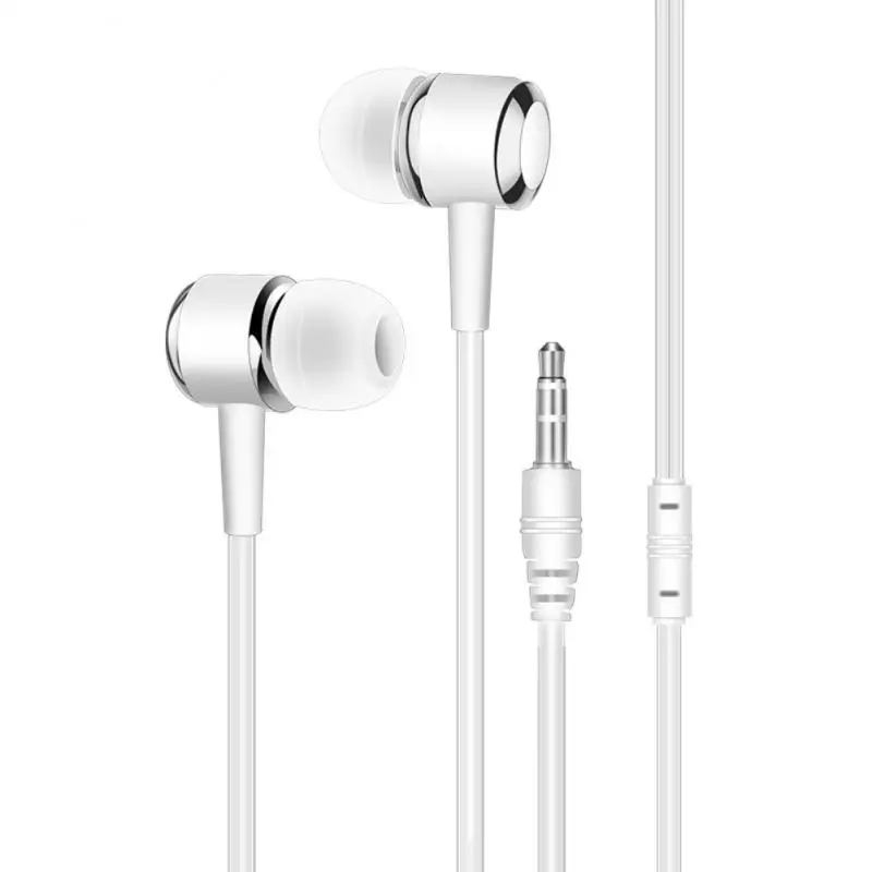 3.5Mm Oortelefoon In-Ear Stereo Subwoofer Oortelefoon Controle Headset Voor Iphone Samsung Oneplus Huawei Xiaomi