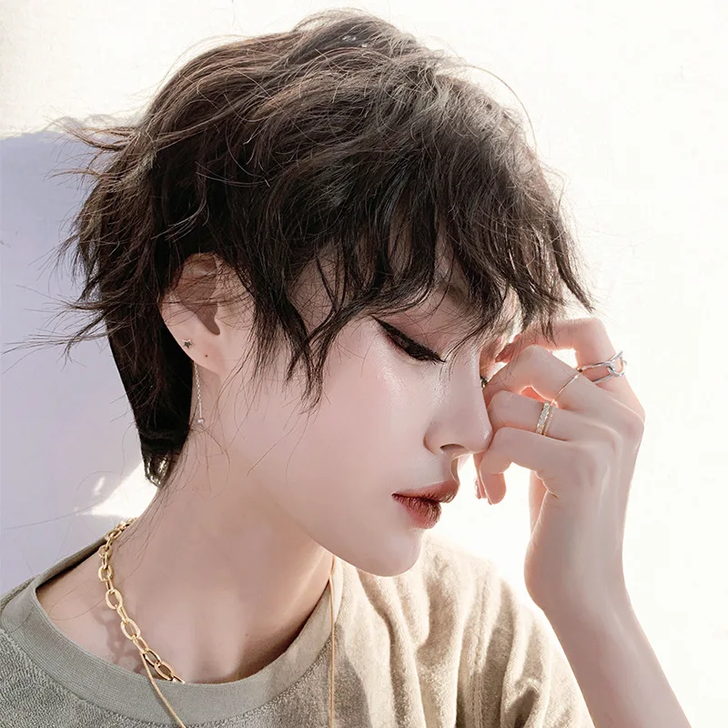 

Synthetic Short Wig for Women Natural Fluffy Full Head Neutral Style Fashion Star Party Date Daily Hair Wigs