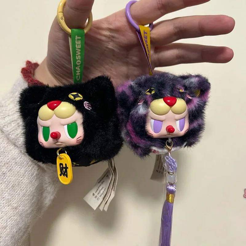 

Серия плюшевых подвесок-сюрпризов Chao Sweet Rebel Bear Bless в слепой упаковке: милый плюшевый кулон для удачи, подарок-сюрприз для друга