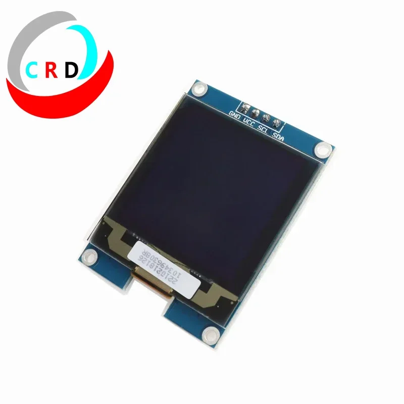 Chanruida 1.5 polegadas OLED LCD 128x128 tela pequena SSD1327Z escala cinza módulo de 4 pinos IIC display lcd monitor raspberry pi