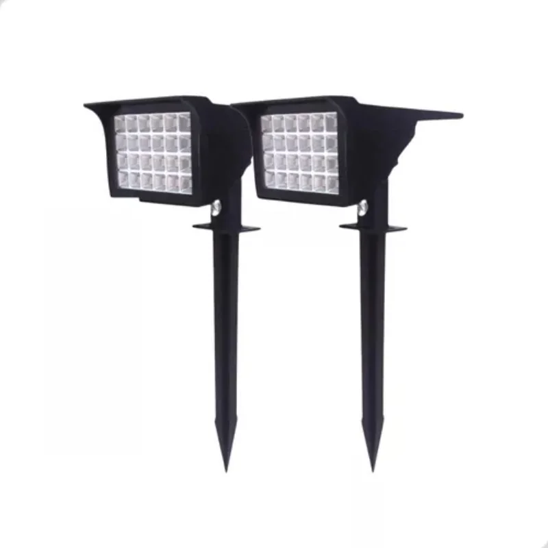 2 Luminaires Solar  Garden Decoration Skewer 30w Luminaires Solar Luminaires