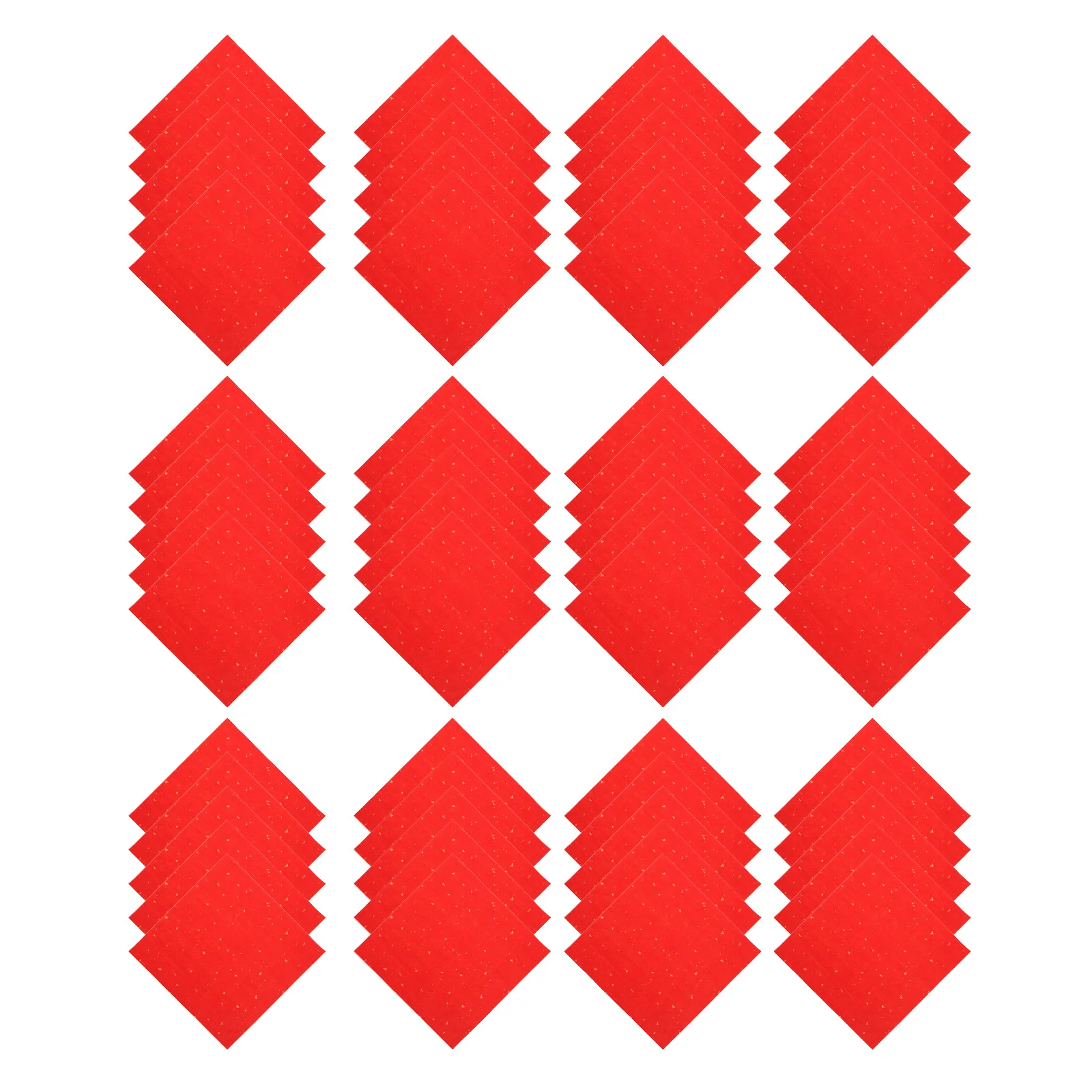 

60pcs Calligraphy Practice Paper 22X22Cm Red Xuan Rice Paper Sheets Durable Brush Lettering Chinese New Year Crafts Gold Fleck