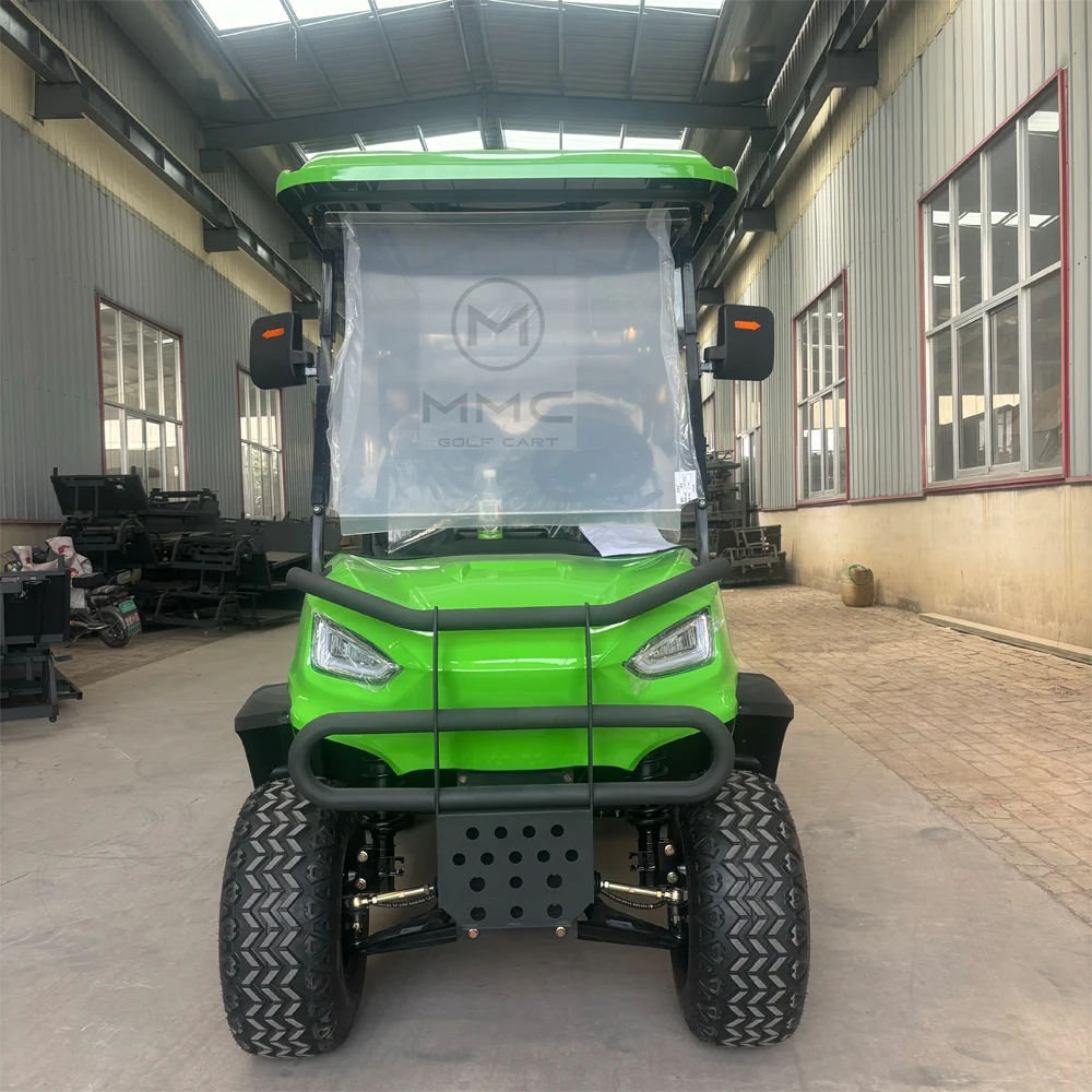 نوعية جيدة العلامة التجارية الجديدة عربات الغولف الكهربائية 4 عجلات عربة جولف صغيرة 48 فولت 72 فولت 5000 واط 4 مقاعد سريعة قابلة للطي عربة جولف #2