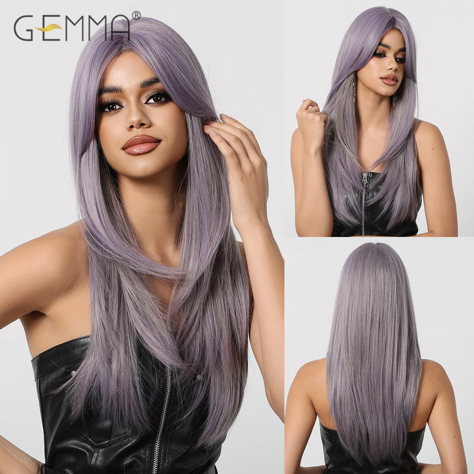 

Женский синтетический парик для косплея, с челкой