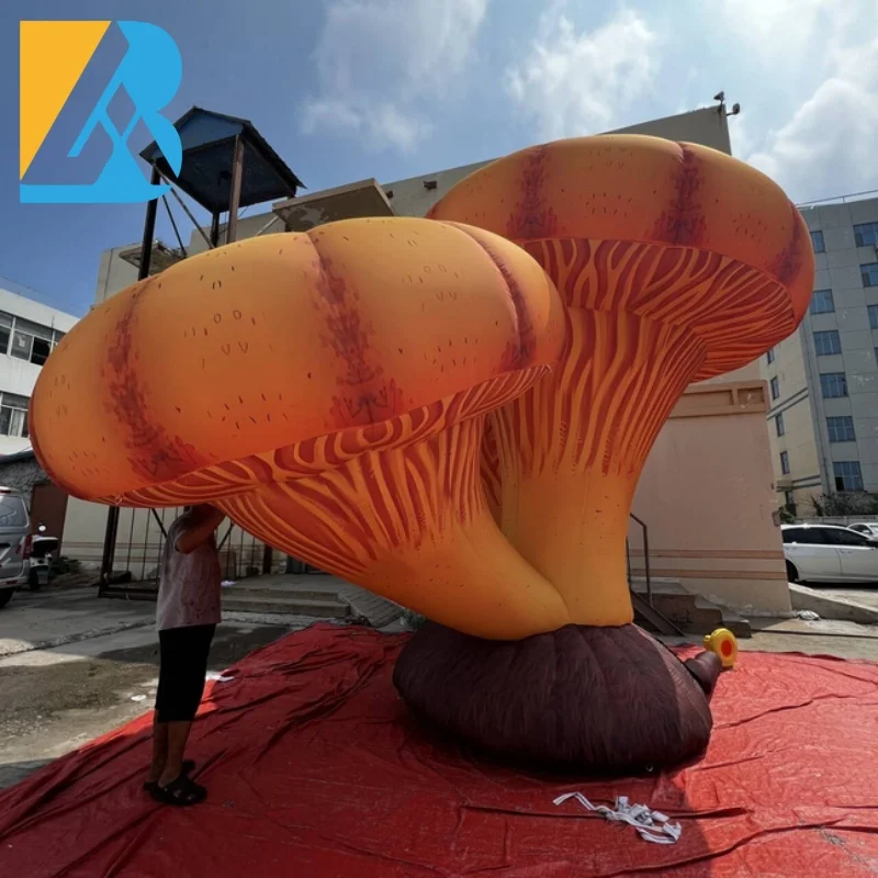 Bespoke Party Supplies Delivered Large Air Blown Mushroom for Spring Party Decorations Toy