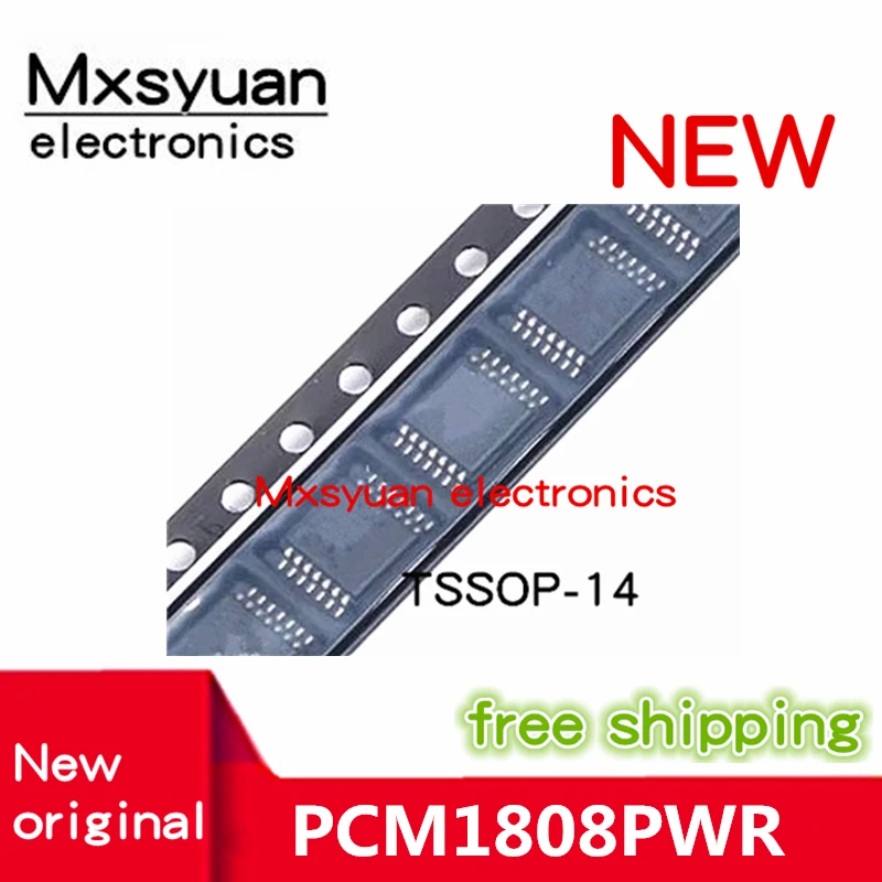 10pcs~50pcs/lot PCM1808 PCM1808PWR PCM1808PW SMD TSSOP14  new original