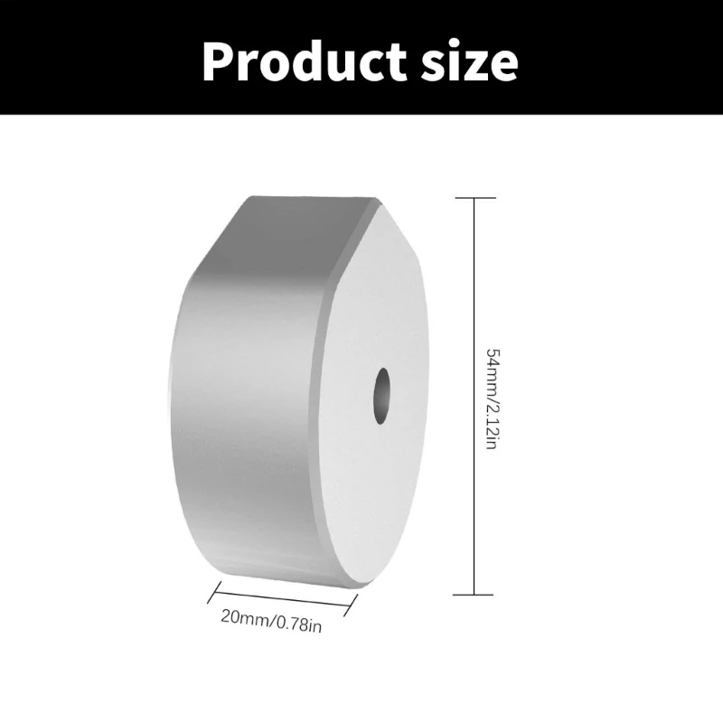 Aluminum Satellite Mount Adapter 1/4\