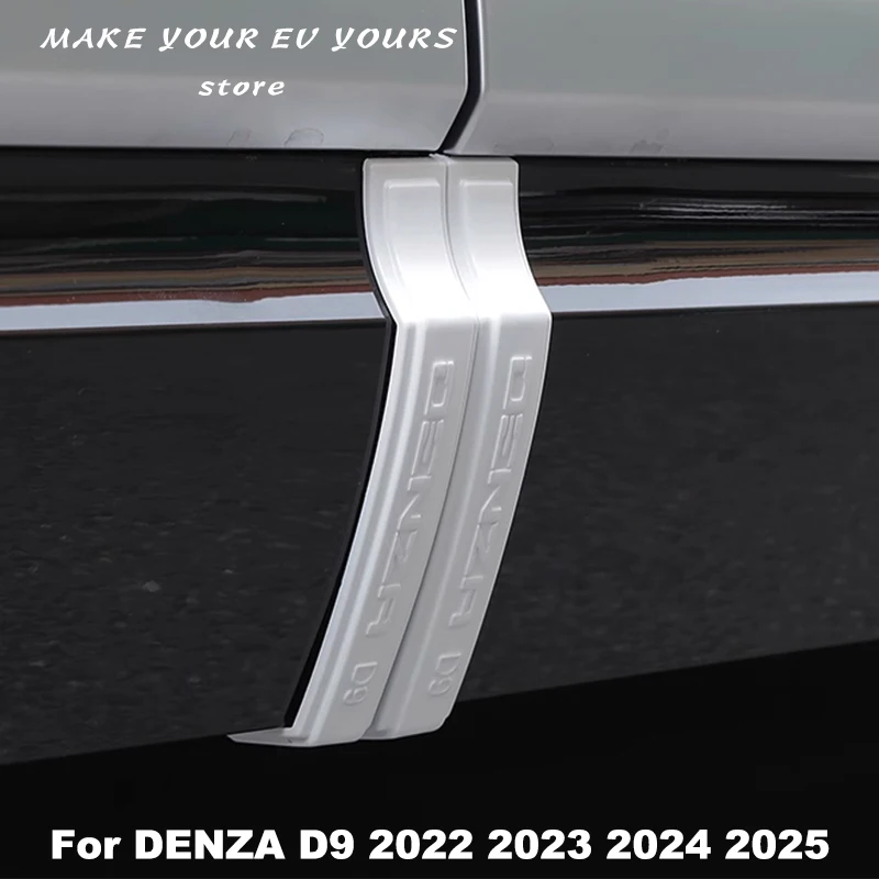 

For DENZA D9 2022-2025 Car Rearview Mirror Protector Mirror Protector Car Door Vehicle Anti-collision Strip Accessories