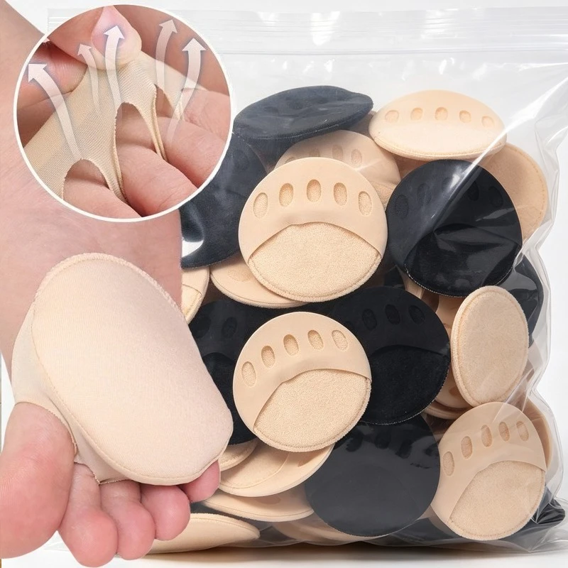 Invisible Forefoot Five Finger Socks Anti-slip Half Palm Socks Breathable Cotton Yoga Dance Socks Light Forefoot Toe Separator