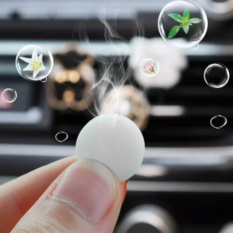 Car Air Freshener Solid Perfume Tablets Air Vent Perfume Refill 5 Flavor Car Interior Perfume Diffuser Tablet Accessories