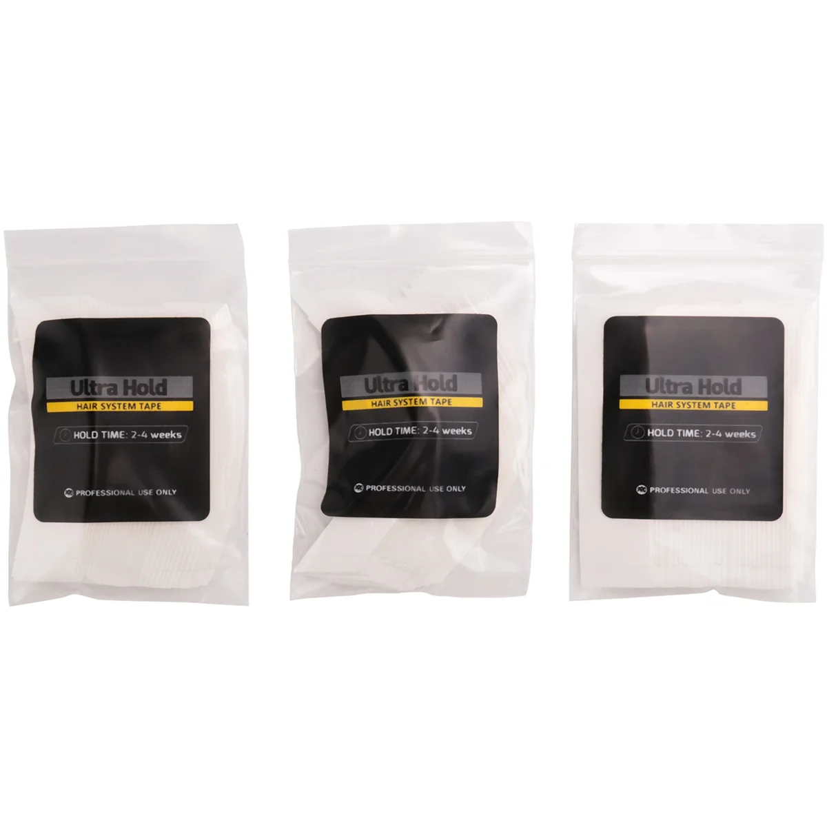 Sistema de cabello fijo súper fuerte, cinta adhesiva de doble cara, extensible, para tupé, peluca de encaje, película de peluca para hombre, 108 unids/lote