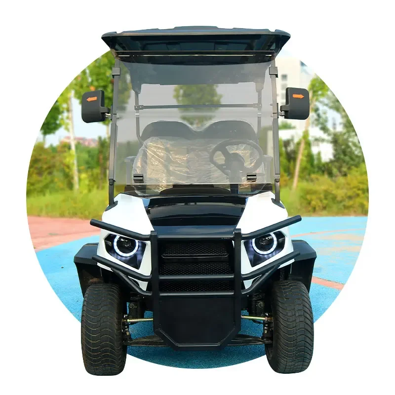 New 48V 2-4-6-8 Seater Electric Golf Cart Steel Plastic Club Car Buggy Chinese Off-Road Design with EEC DOT GCC Certificates