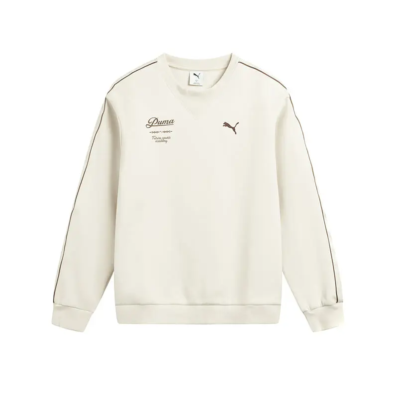 

Puma Sportswear Casual Knitted Sweatshirt White Men's and Women's Clothing 63571787