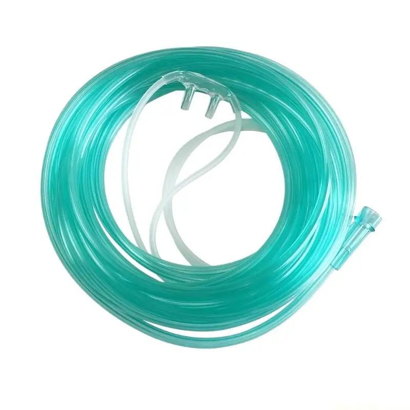 Professional White Green PVC Oxygen Tube 5Meter Long For Home Hospital Use