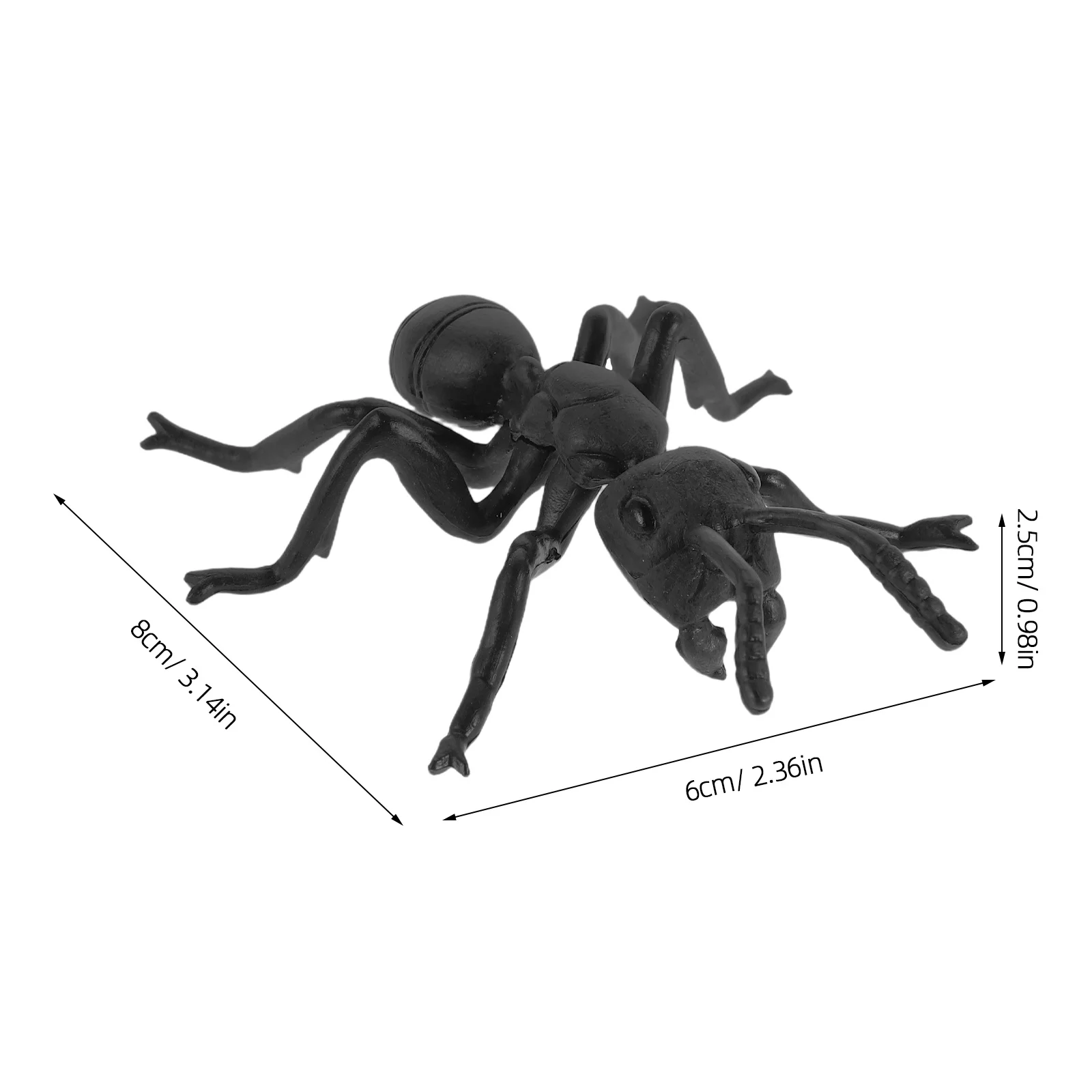 زخارف ساحة النمل الكبيرة نماذج حشرات واقعية لديكور الحديقة والمناظر الطبيعية الخارجية وحفلات التعلم للأطفال #6