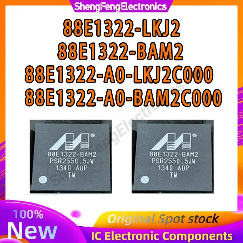 Chip IC BGA, 88E1322-BAM2 88E1322-A0-BAM2C000 88E1322-LKJ2 88E1322-A0-LKJ2C000, en stock