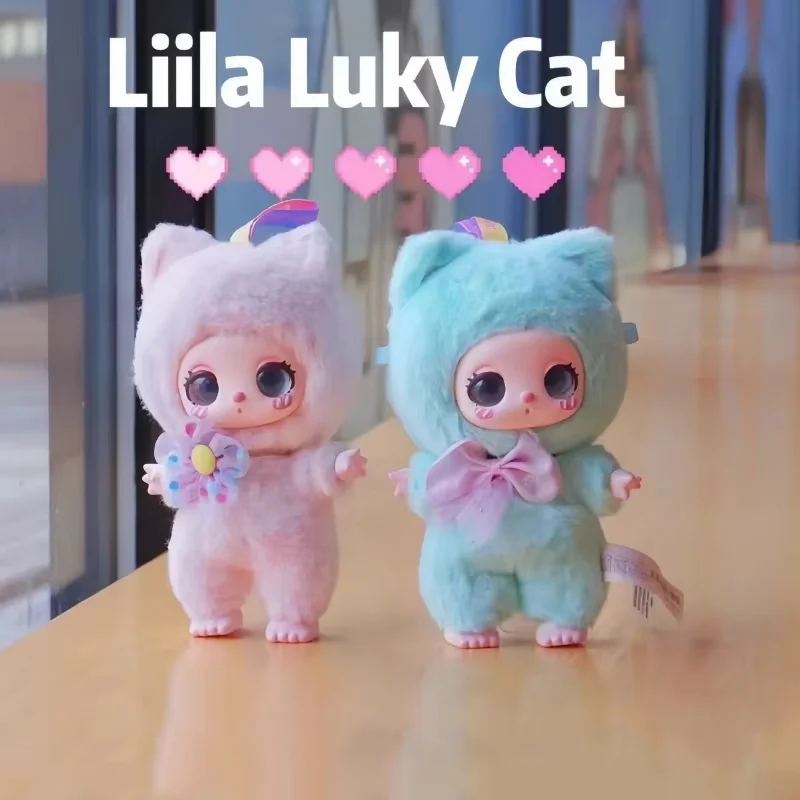 Genuine Blind Box Liila Luck Cat Serise Liilatoys Vinyl Doll Trendy Lovely Ornaments Model Doll Mystery Box Girl Christmas Gifts