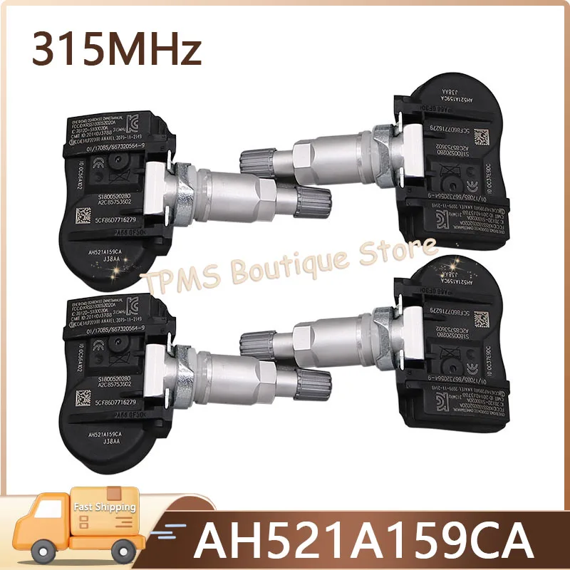 

4 шт. 315 МГц AH521A159CA система контроля давления в шинах автомобильные аксессуары для Jaguar F-Type XJ Land Rover Discovery FreeLander