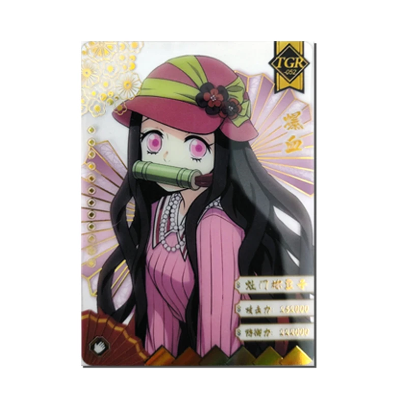 Anime Demon Slayer Chapter IV TGR card Kamado Nezuko Rengoku Kyoujurou Tamayo Shinazugawa Sanemi Game Collection Birthday gifts