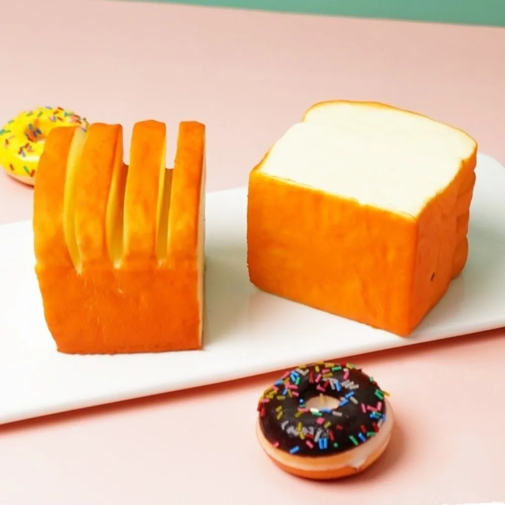 New Slow Rebound Toast Squeeze Soft Cartoon Mochi Squish Foam Anti-stress Fidget Squeeze For Stress Relief