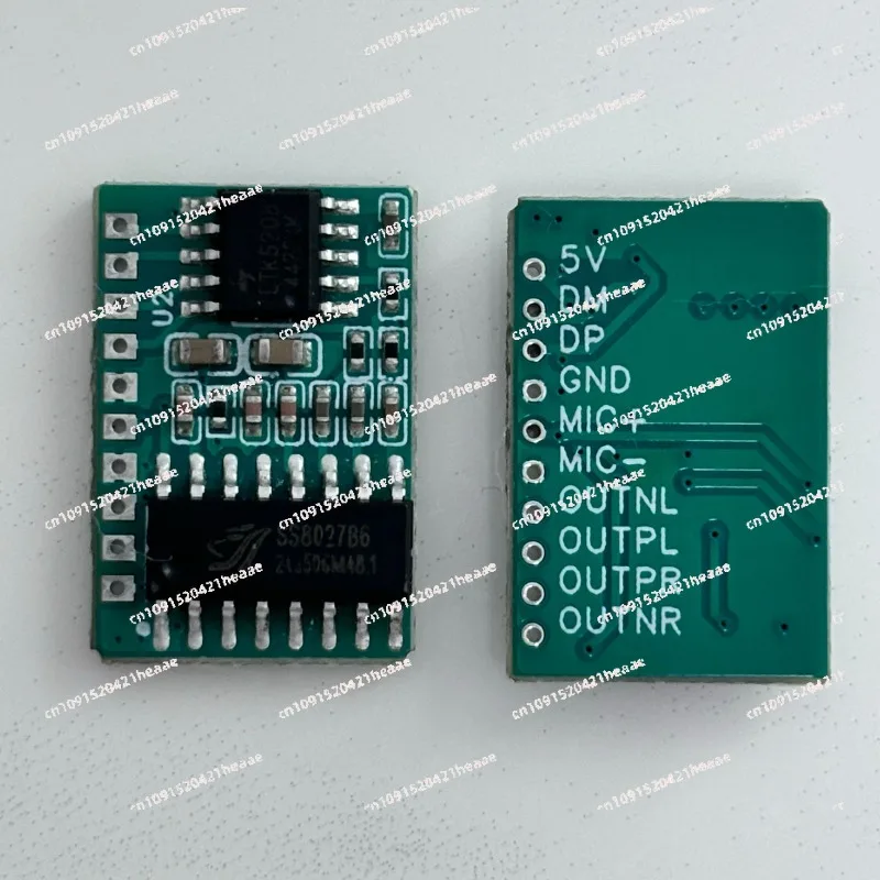Suitable for USB Driver-free Module Built-in High-power Amplifier It Can Be Connected to a Mic. It Supports Dual-channel Speaker