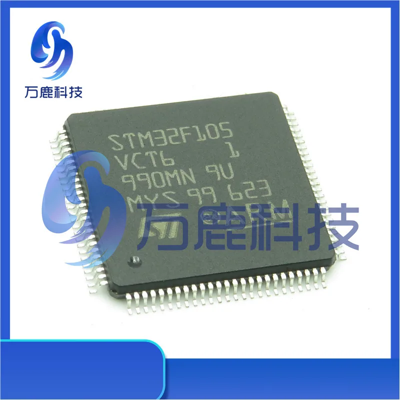 Stm32F105Vct6 Mcu 32-Bit Arm Cortex M3 Risc 256Kb Flash 2.5V/3.3V 100-Pin Lqfp T/R