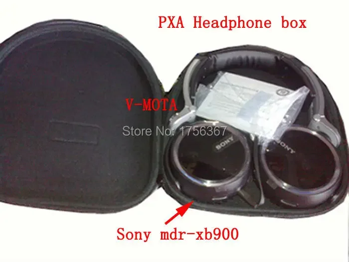 V-MOTA PXA headphone Carry case boxs for SONY MDR-XB900 MDR-XB910 MDR-XB920 MDR-XB600 MDR-XB650BT MDR-XB620 NWZ-WH50 headset