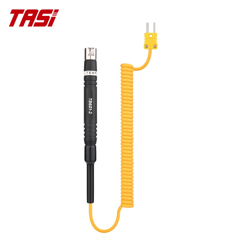 Imagem -04 - Tasi Tb601 Tb604 Série k j tipo Sonda Termopar para Medição de Temperatura Sensor Industrial Termopar Térmico de 1500 mm
