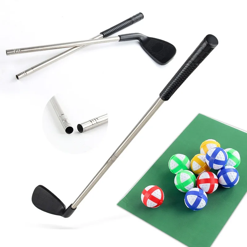 Golf Game Mat Indoor Outdoor Games for Adults Kids Outdoor Play Equipment Stick Chip Game Golf Set Backyard Games sports