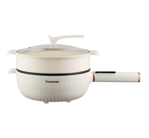 Changhong Electric Frying Pot, Electric Cooking Pot, Electric Hot Pot, Multi functional  Electric Pot, Multi purpose Pot