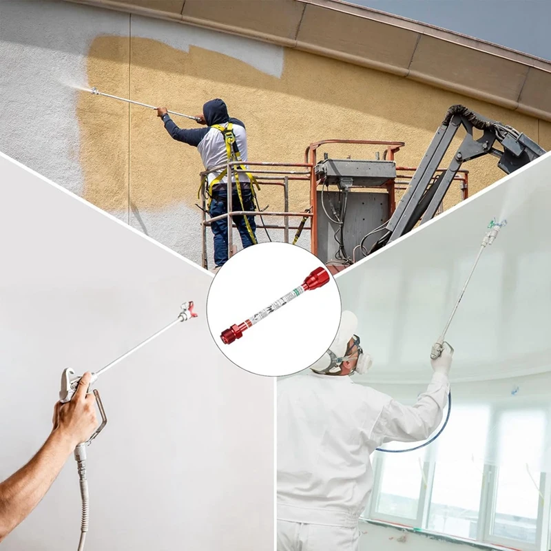 2 Pz 20 Cm/8 Pollici Airless Vernice Spruzzatore Punta di Prolunga Palo Asta Pittura Anti-Corrosione Airless Spruzzatore di Vernice Estensione