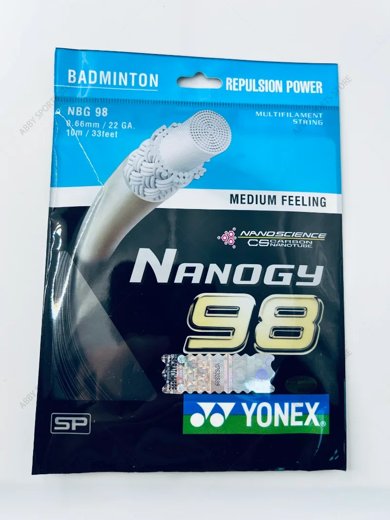 YONEX Badminton Racket String YY NBG 98 Hoge Kwaliteit String Hoge Elasticiteit Slip Netto String BG98 0.66mm