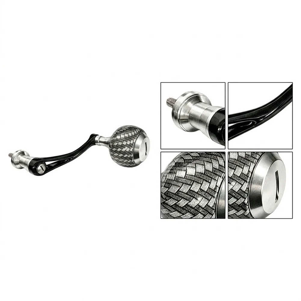Carbon Fiber Single Handle 70mm Fishing Reel Part For Vanquishs For Vanford Twin For Stella For Stradic For Ultegra Parts