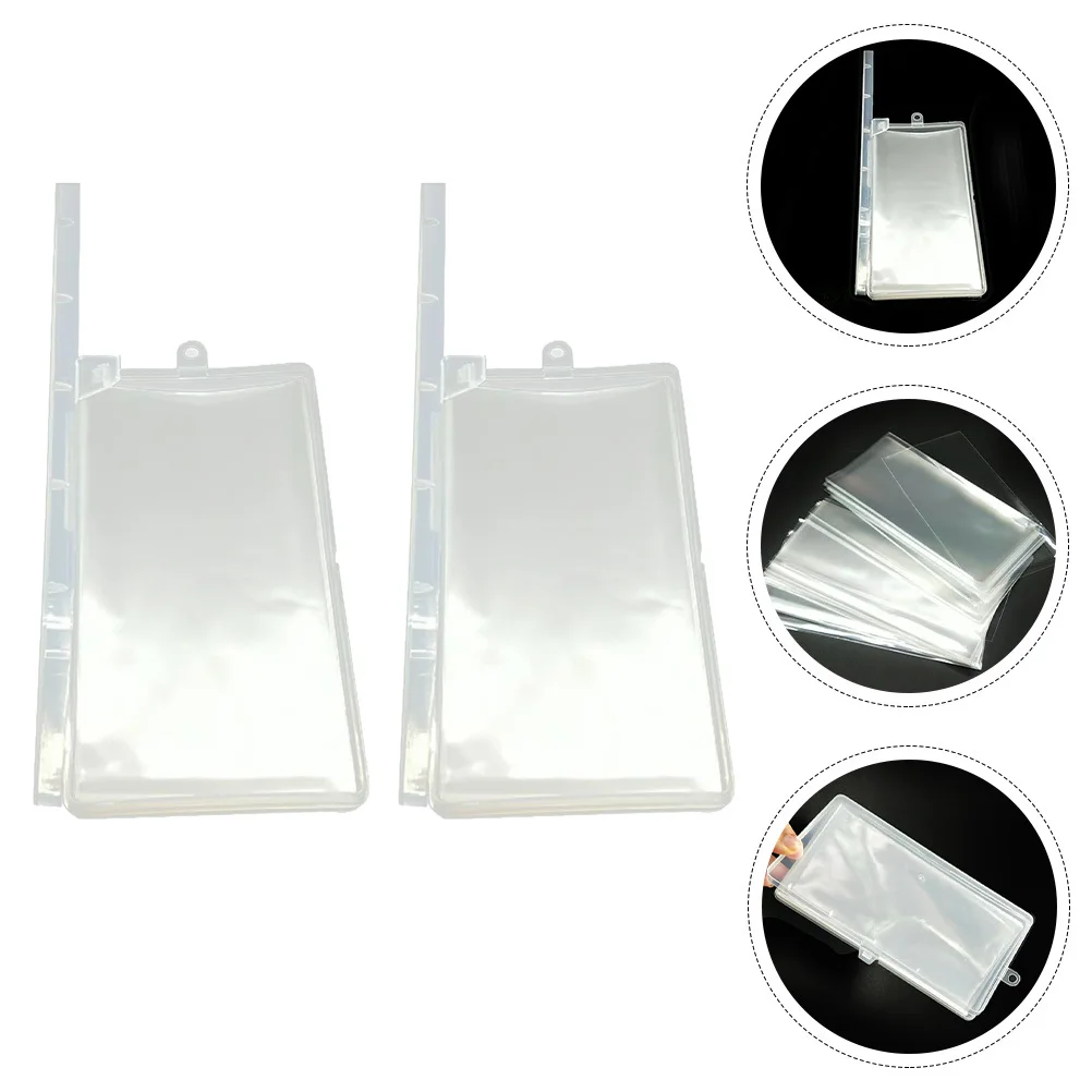 1 комплект, 1 комплект, прозрачный держатель для банкнот для коллекции штампов, валют, водонепроницаемый защитный чехол, прозрачный чехол для денег, бумажные деньги