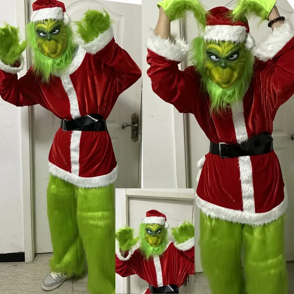 2026 Santa Claus Costume Set Christmas Party Prom Adult Costume Role Playing Halloween Costume