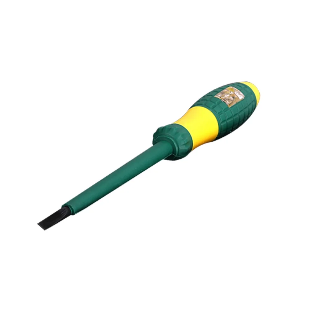 Tensione del cacciavite con indicatore LED Maniglia isolata per il rilevamento del filo neutro vivo Estensione del foro profondo