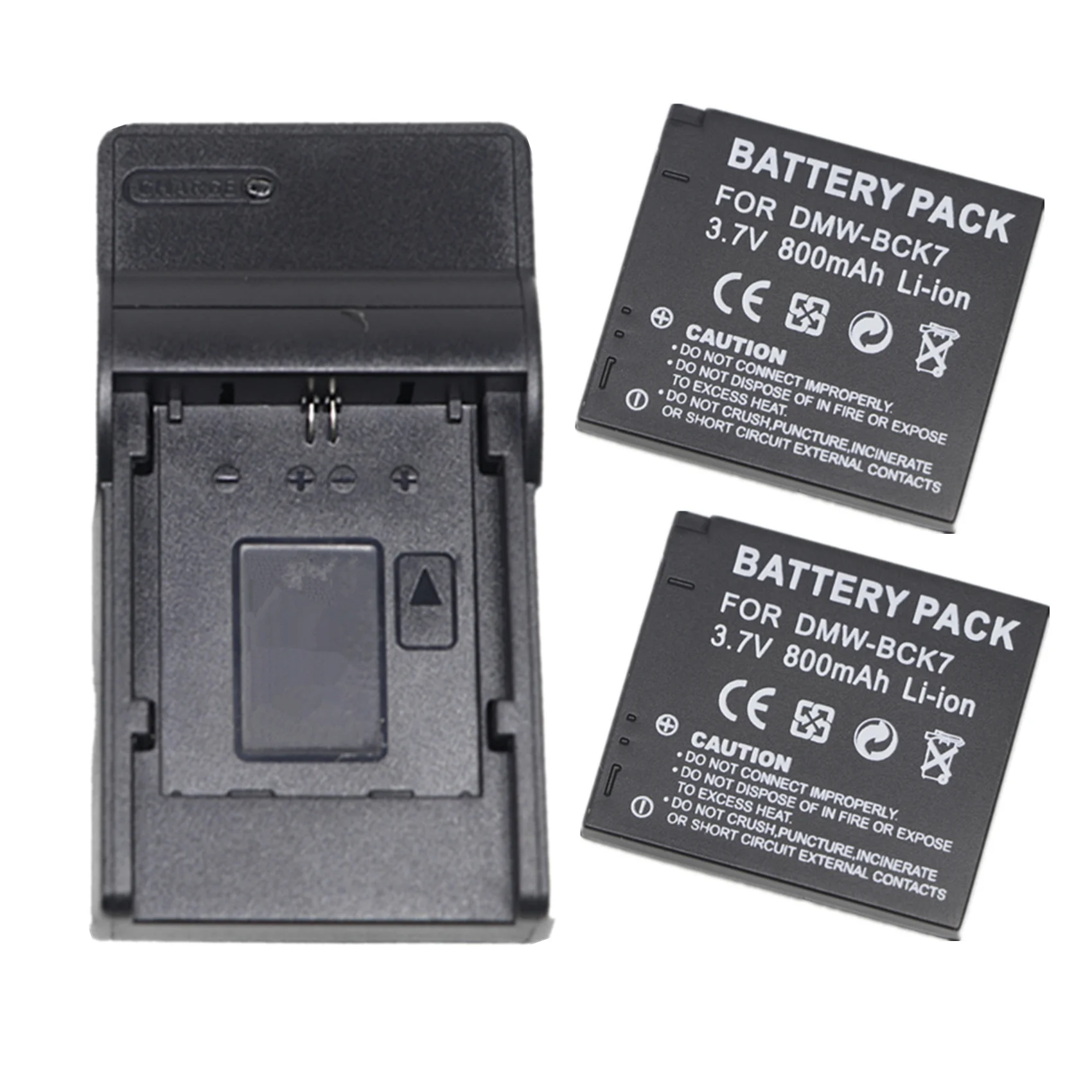 Batteria per fotocamera DMW-BCK7GK o caricabatterie USB per Panasonic NCA-YN101JG Lumix DMC-FT25 FX77 FX80 FX90 S1 S2 S3 S5 SZ1 SZ3 SZ5 TS20