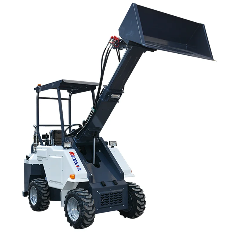 OKL-30 Telescopic Front End Loader Mini Hydraulic Wheel Loader 800kg for Agriculture Landscaping