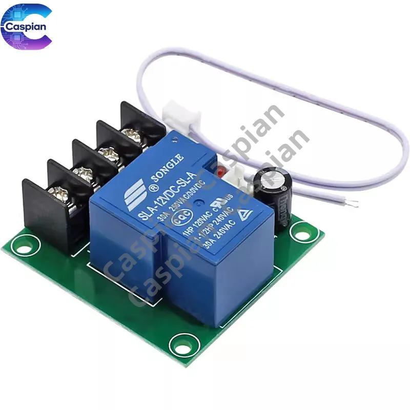

5V/12V/24V High-Power Single-Channel Relay Switch Module 30A High-Current Switch Control Board with Optocoupler Isolation