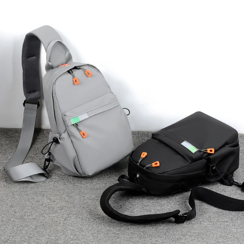 Toposhine สะพายไหล่แฟชั่นกระเป๋าปลอดภัยแถบสะท้อนแสง Crossbody กระเป๋าคนรักหัวรถจักรกระเป๋าคาดหน้าอกเยาวชนกีฬาฟิตเนส