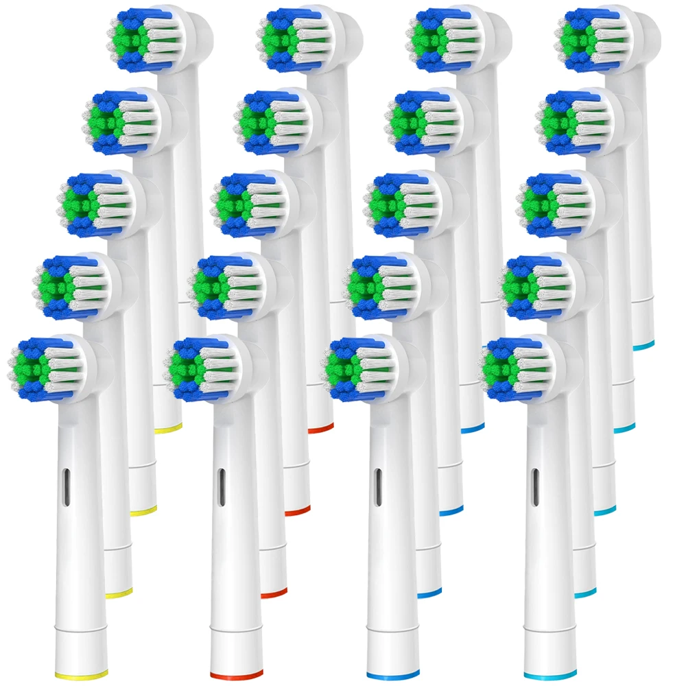 Verpakking van 4/8/12/20 roterende vervangende opzetborstels, compatibel met Oral B elektrische tandenborstel, opzetborstel voor Pro 1000/500