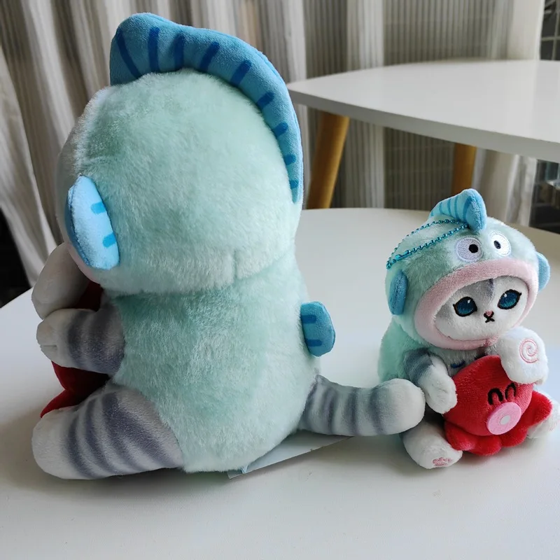 Kawaii Mofusand Shark Cat Games Giocattoli di peluche Zaino Portachiavi Creativo Simpatico cartone animato Bambola di pezza Accessori Amico Regalo di compleanno