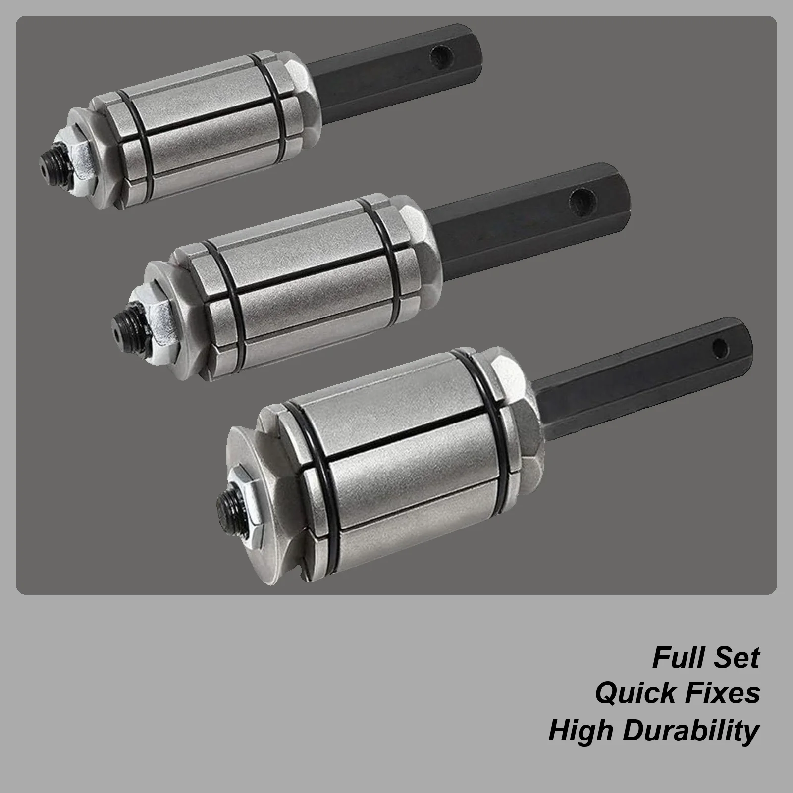Exhaust Pipe Expander 1-1/8 To 3-1/2 Inches Automotive Tool Kit Exhaust Pipe Stretcher Kit For HVAC System Trucks Vehicles