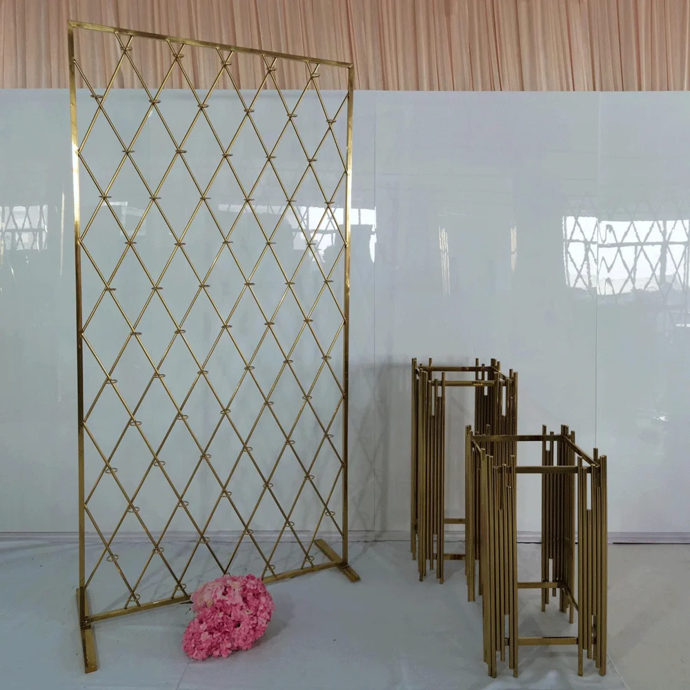 Wedding Arch Metal Backdrop Stand Set Nordic Party Decor